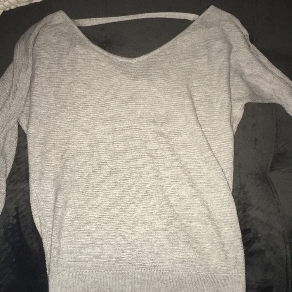 Express gray top